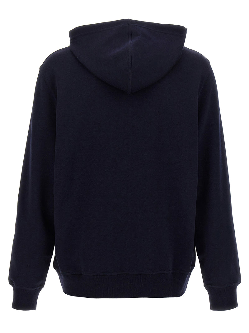 Sweat-shirt en coton bleu Brunello Cucinelli