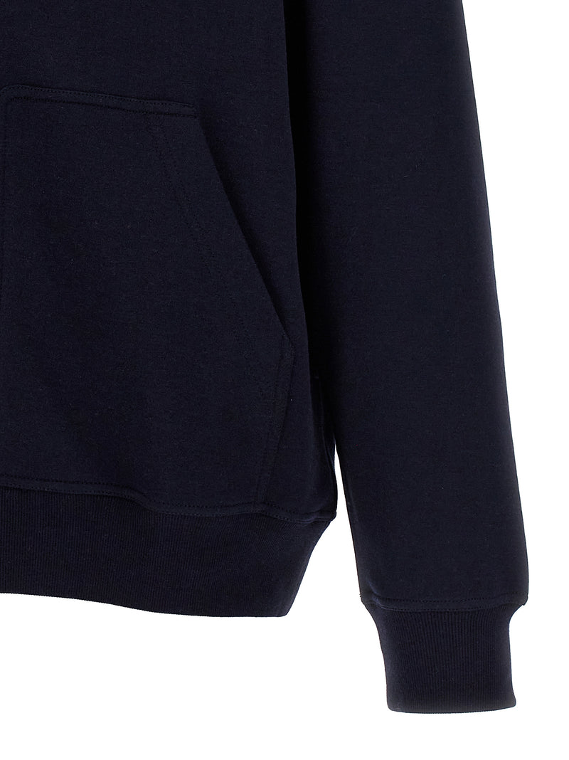 Sweat-shirt en coton bleu Brunello Cucinelli