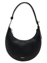 Furla Delizia Black Calfskin Shoulder Bag