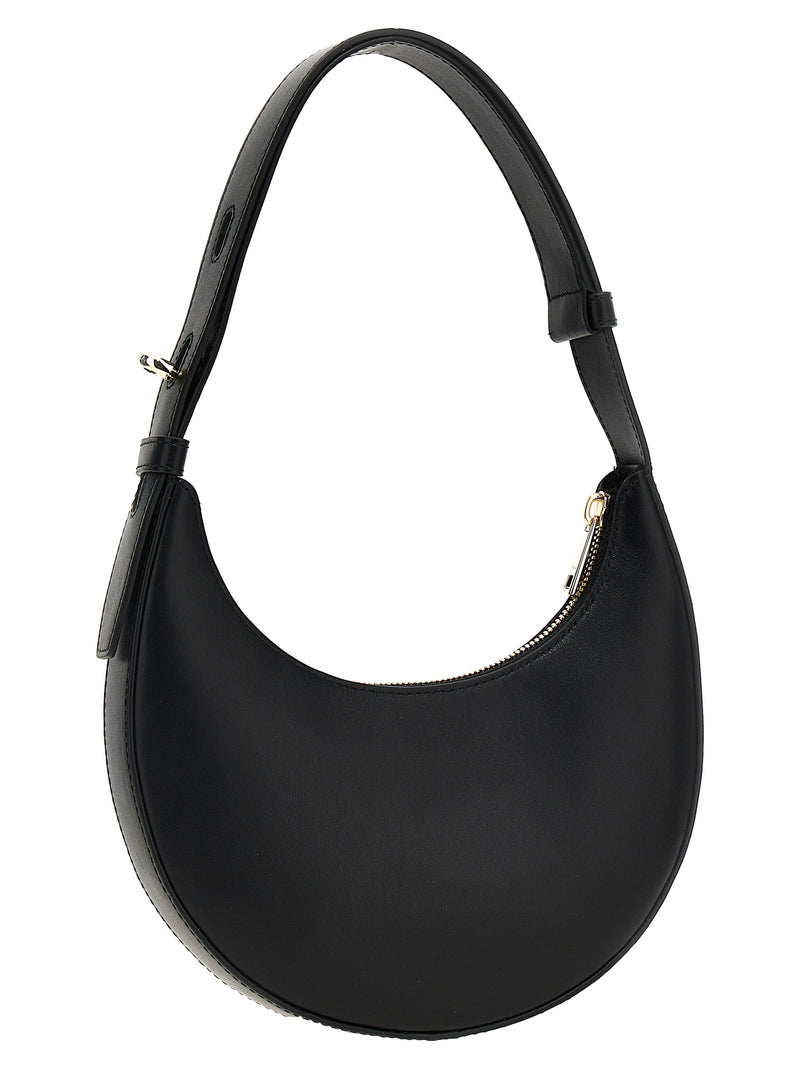 Furla Delizia Black Calfskin Shoulder Bag