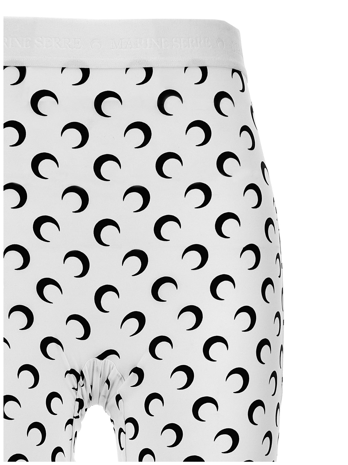 Marine Serre Bicolor Polyamide Leggings - Moon Printed Jersey