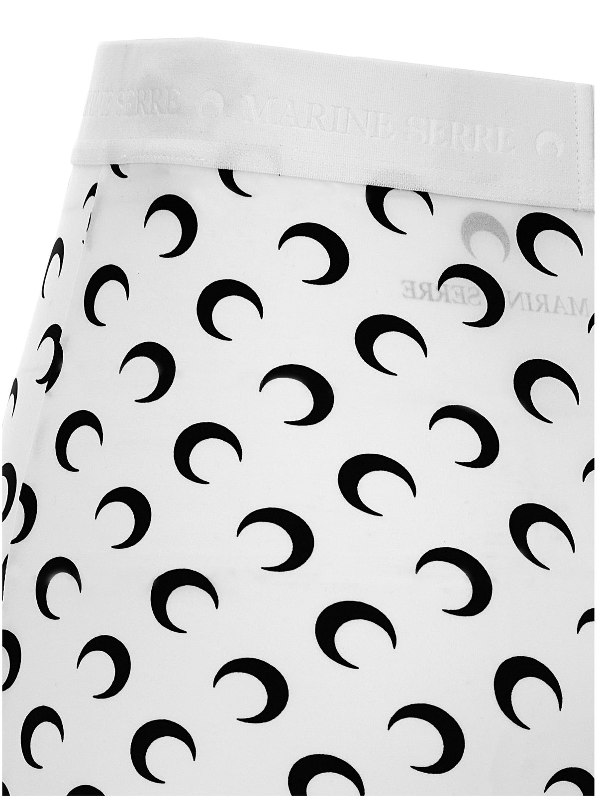 Marine Serre Bicolor Polyamide Leggings - Moon Printed Jersey