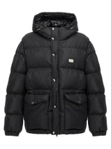 Dolce & Gabbana Black Polyester Jacket