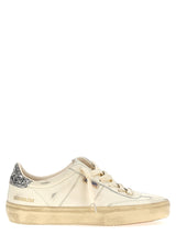 Golden Goose Soul Star White Lamb Leather Low Top Sneakers