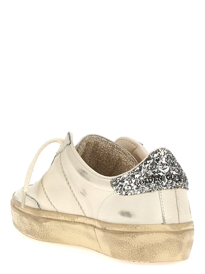 Golden Goose Soul Star White Lamb Leather Low Top Sneakers