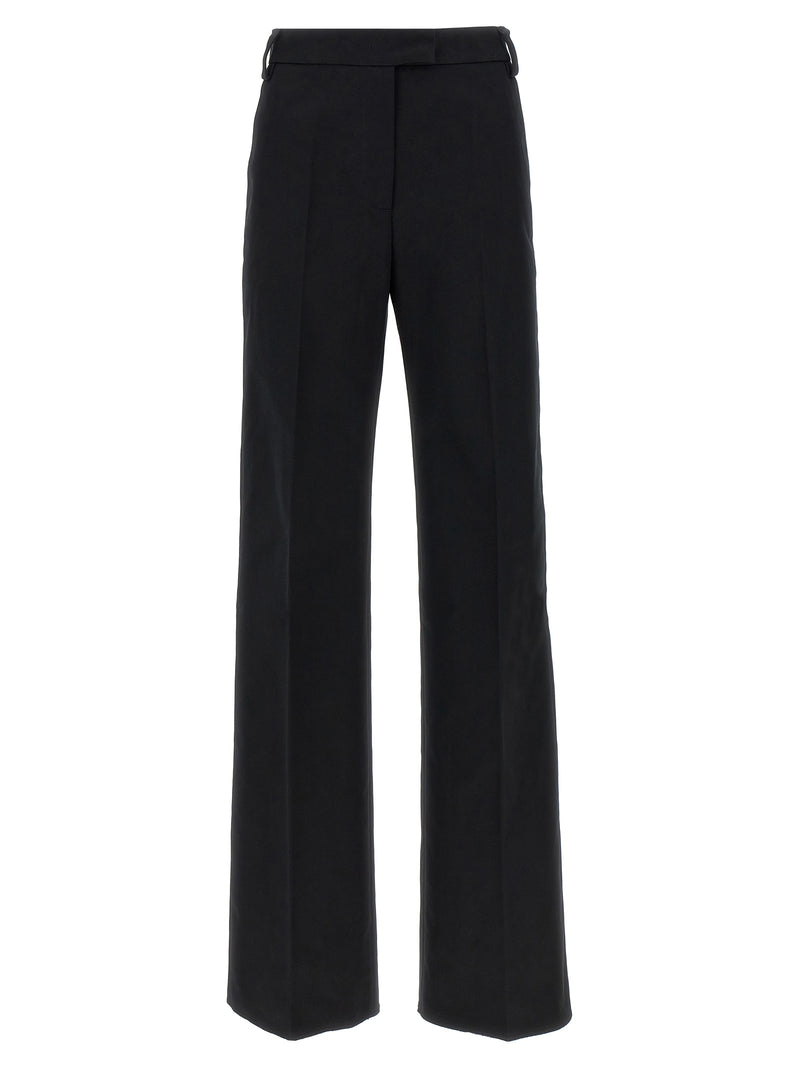 THELATEST Alek Black Cotton Casual Pants for Women