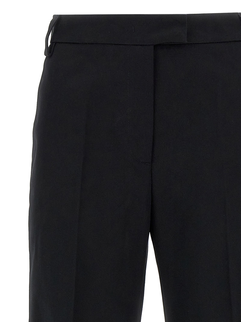 THELATEST Alek Black Cotton Casual Pants for Women