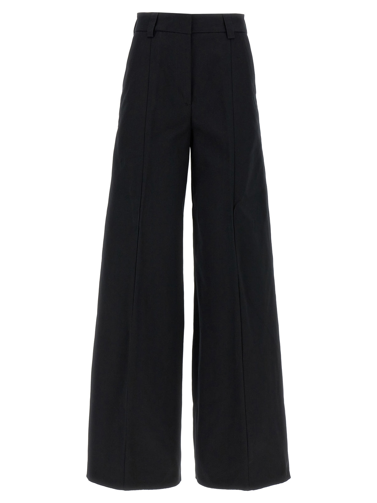 THELATEST Black Cotton Casual Pants