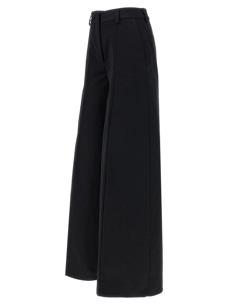 THELATEST Alma Black Cotton Casual Pants for Women