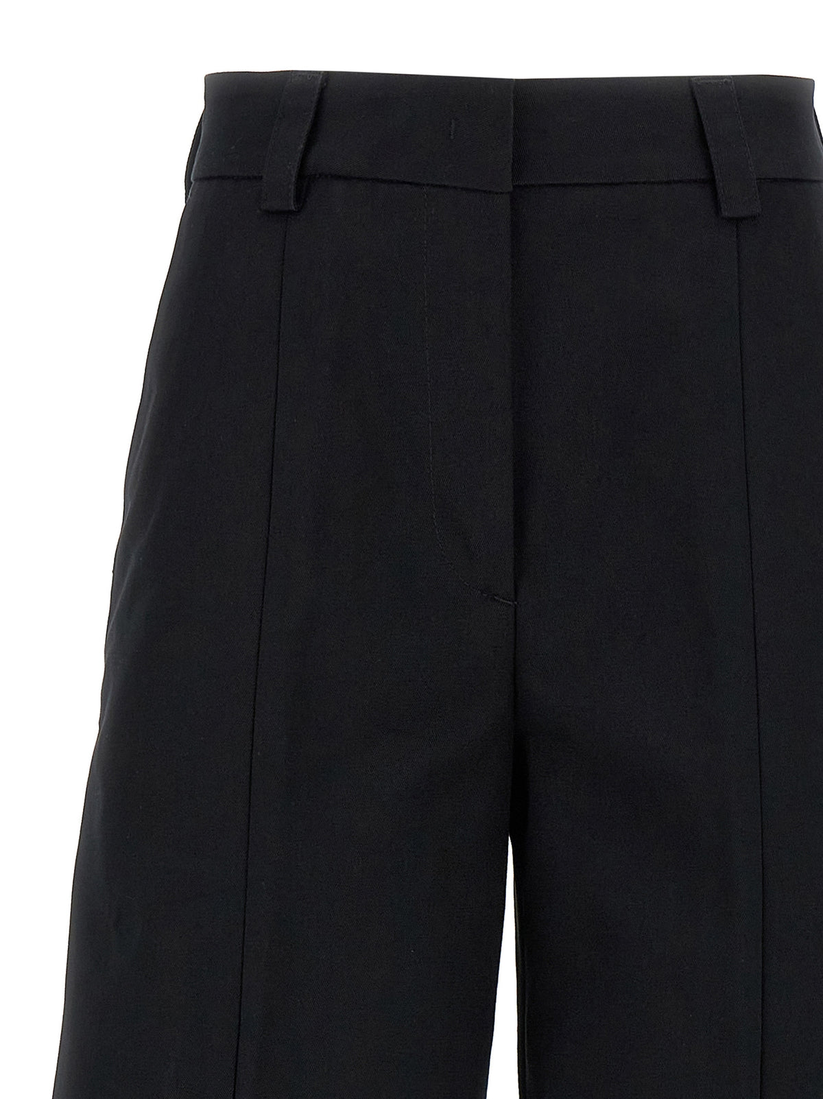 THELATEST Black Cotton Casual Pants