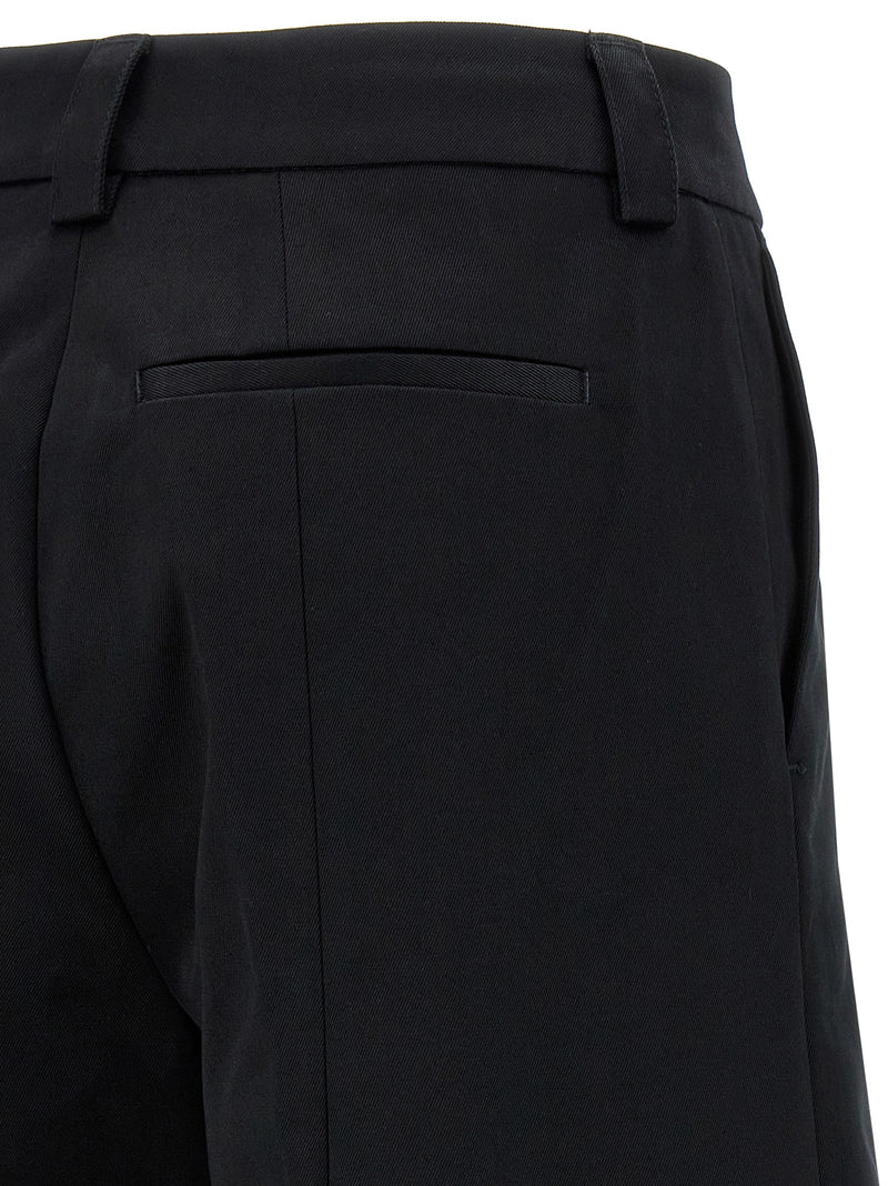 THELATEST Alma Black Cotton Casual Pants for Women
