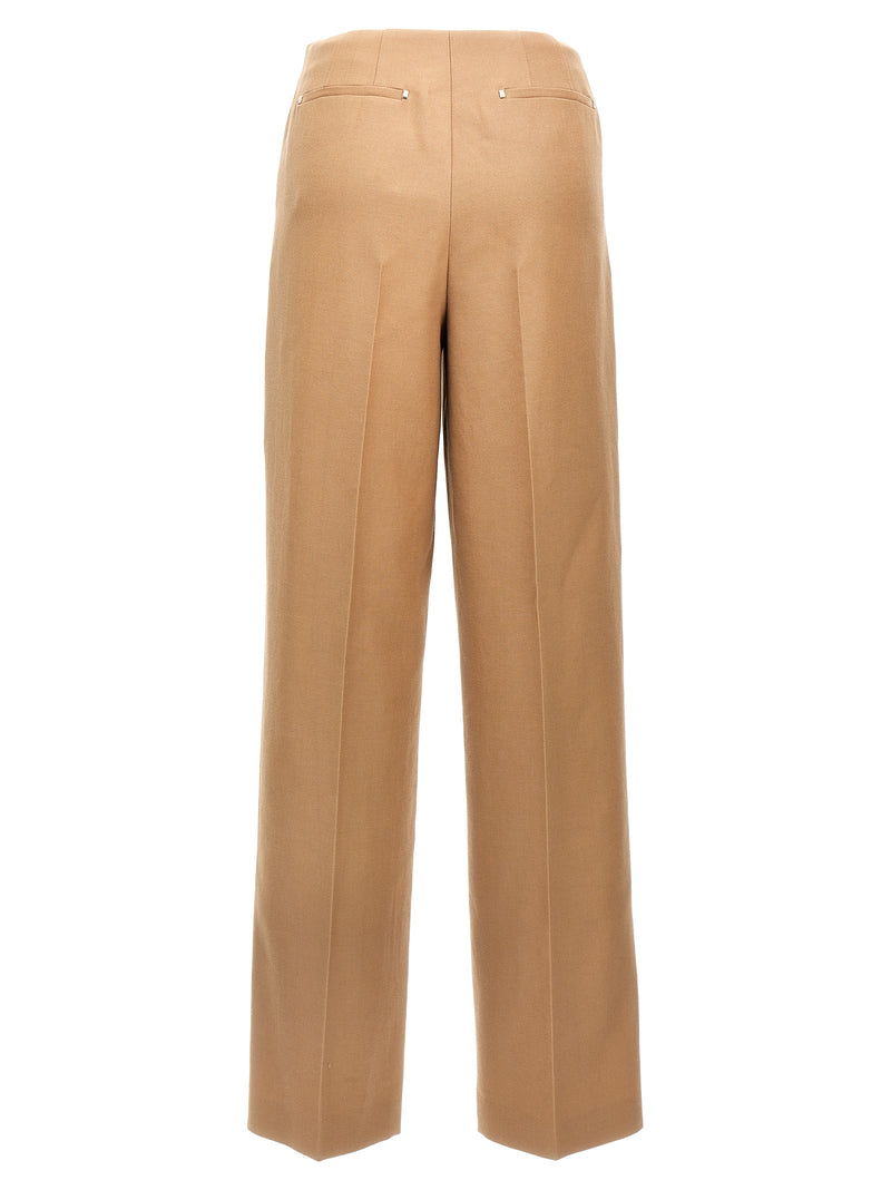 Fendi Beige Wool Dress Pants for Women