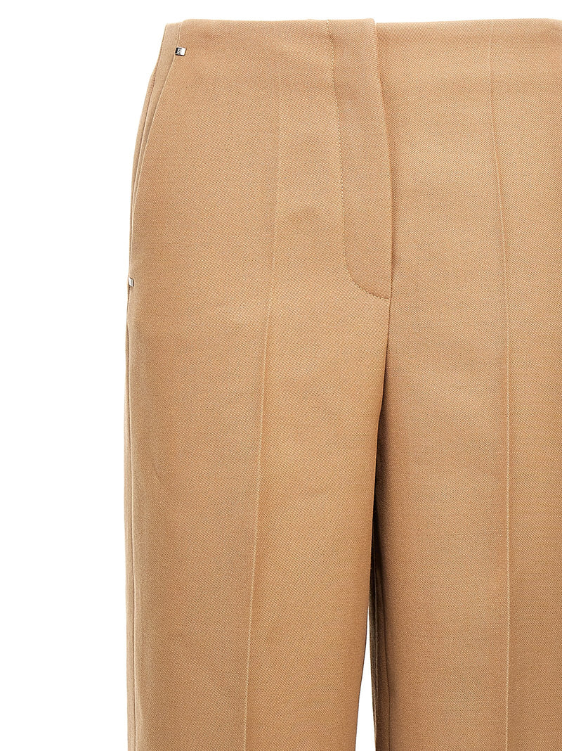 Fendi Beige Wool Dress Pants for Women