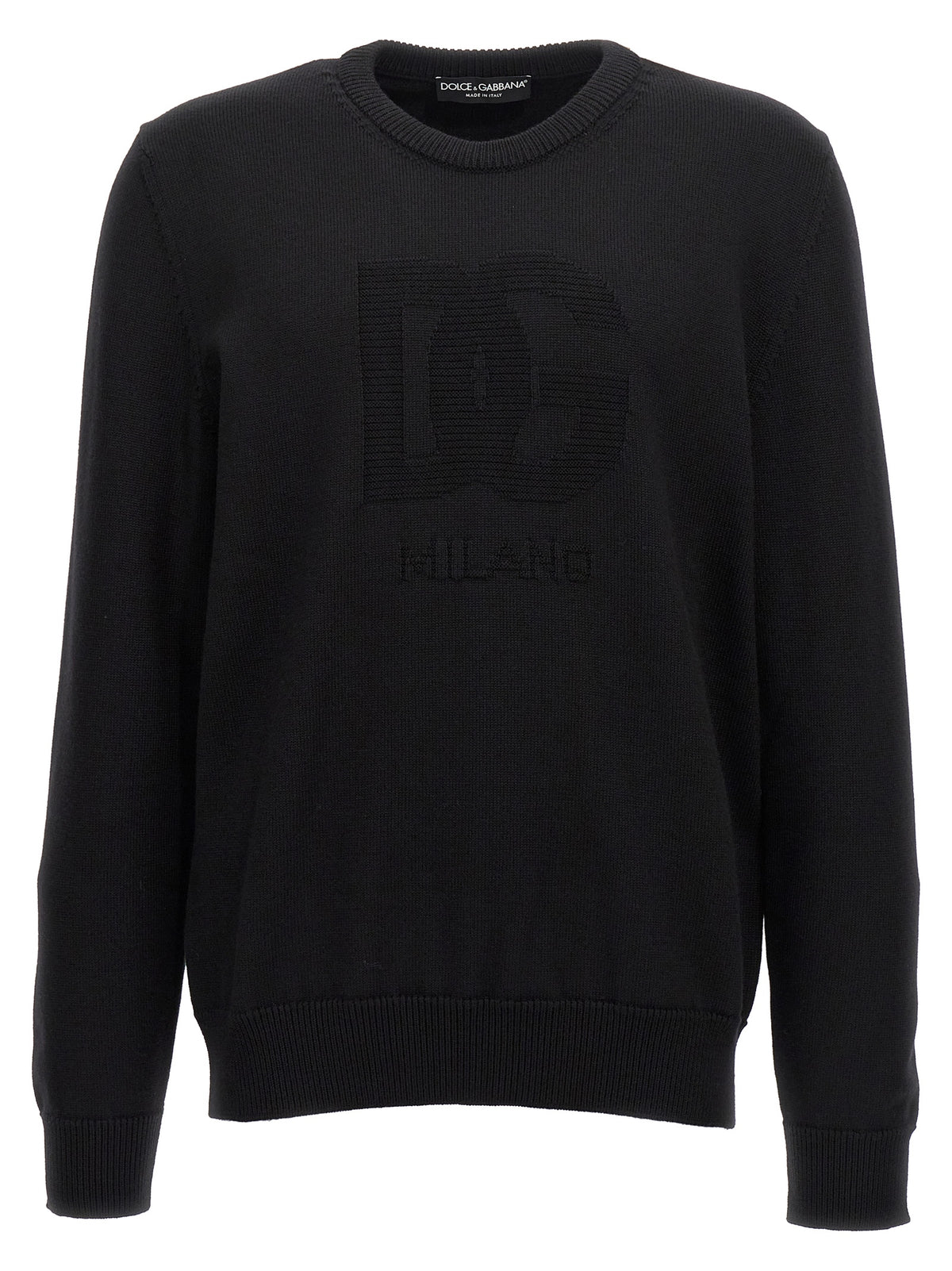 Dolce & Gabbana Black Virgin Wool Cardigan for Men