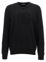 Dolce & Gabbana Black Virgin Wool Cardigan for Men