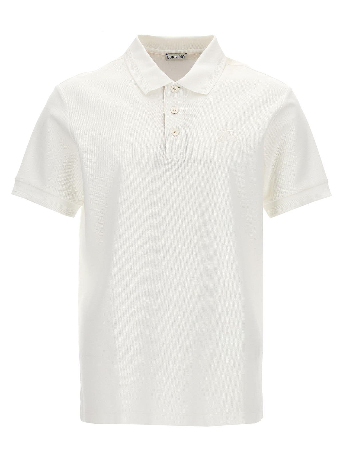 Polo Burberry en coton blanc
