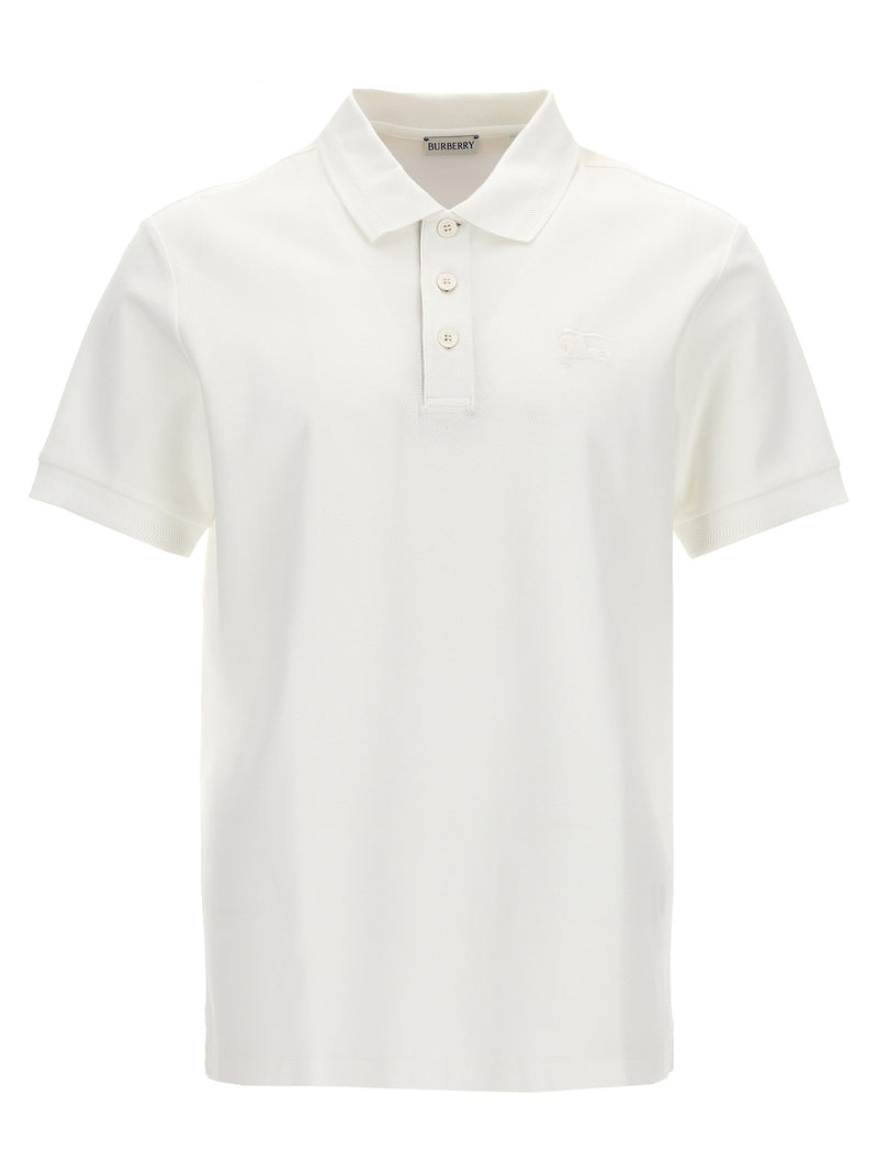 Polo Burberry en coton blanc