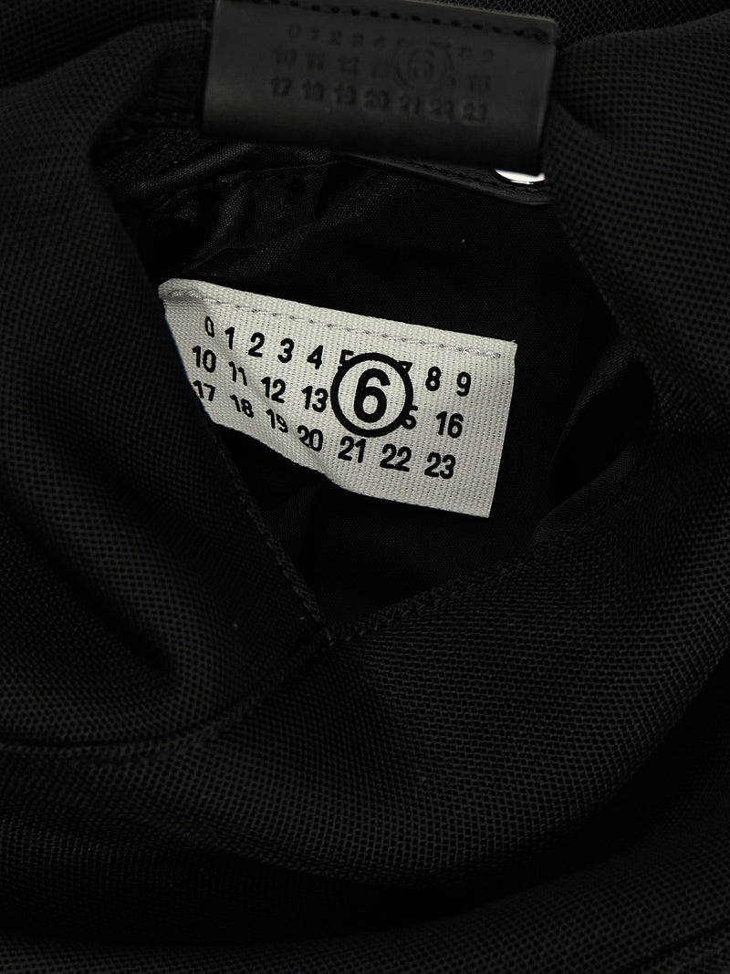 Sac bandoulière MM6 Maison Margiela en polyester noir