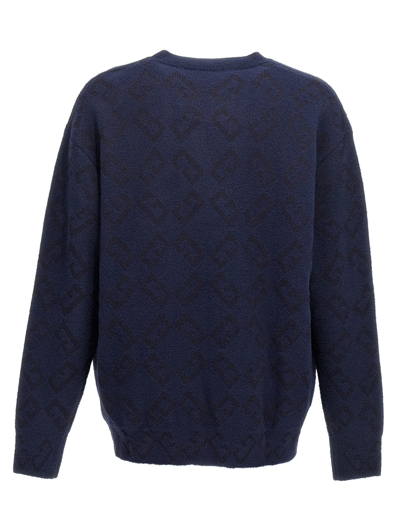 Givenchy Blue Wool Cardigan - Luxurious Italian Craftsmanship
