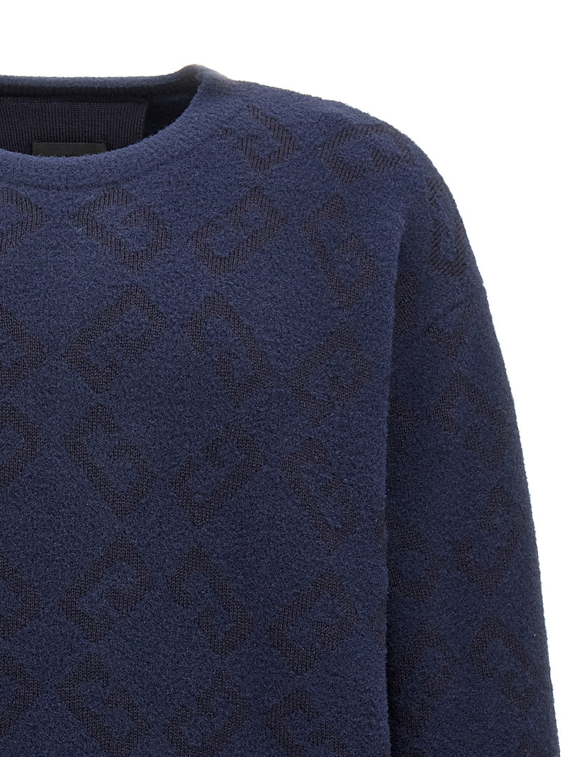 Givenchy Blue Wool Cardigan - Luxurious Italian Craftsmanship