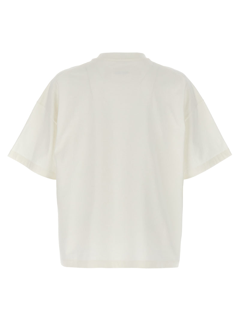 T-shirt en coton blanc Jil Sander