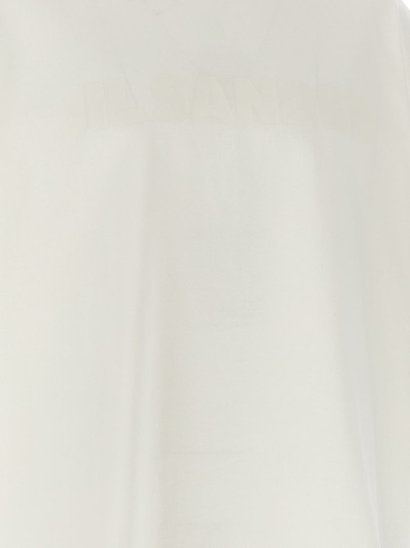 T-shirt en coton blanc Jil Sander