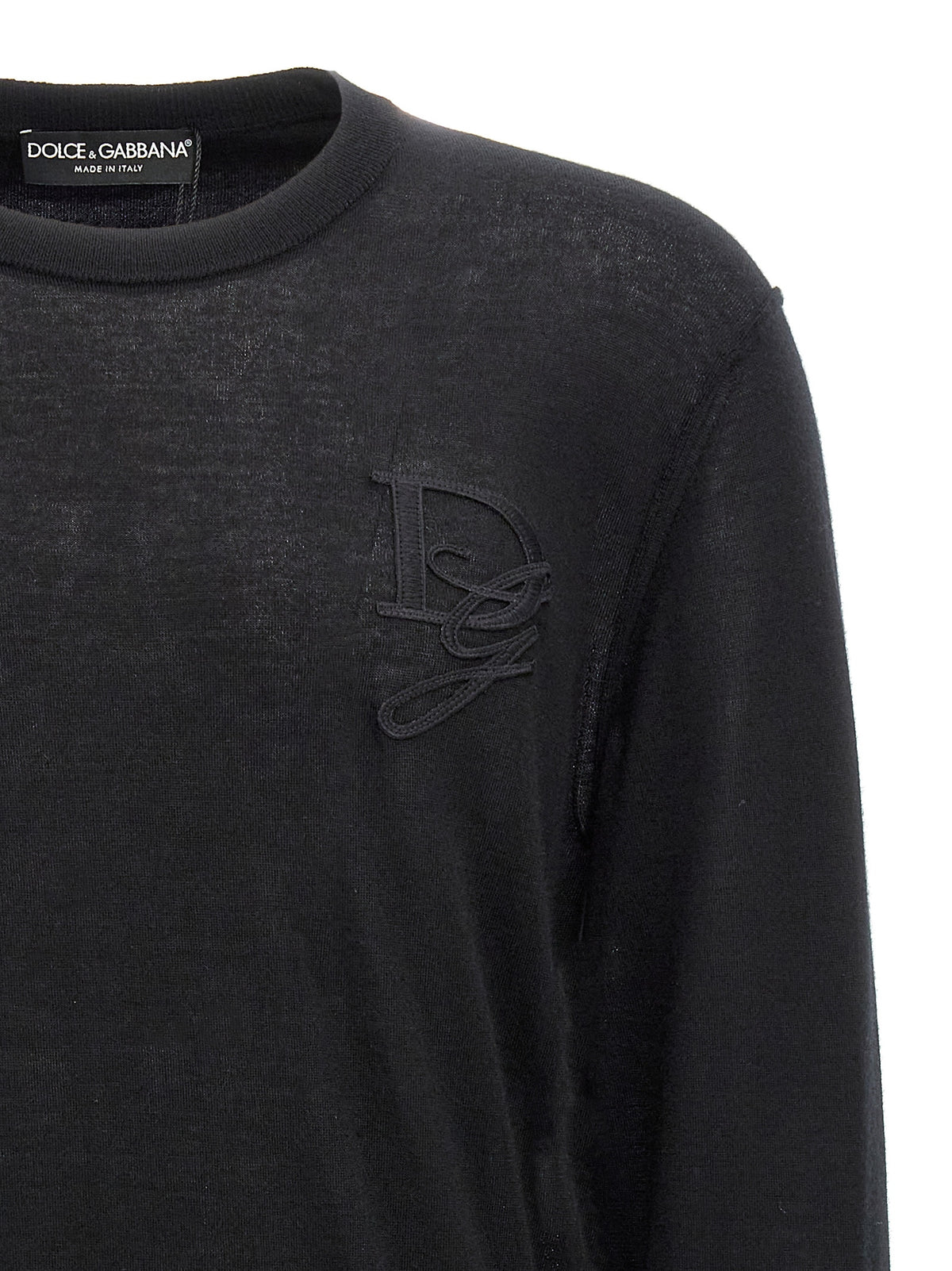 Dolce & Gabbana Black Cashmere Cardigan for Men