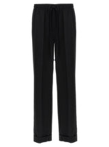 Dolce & Gabbana Black Virgin Wool Casual Pants