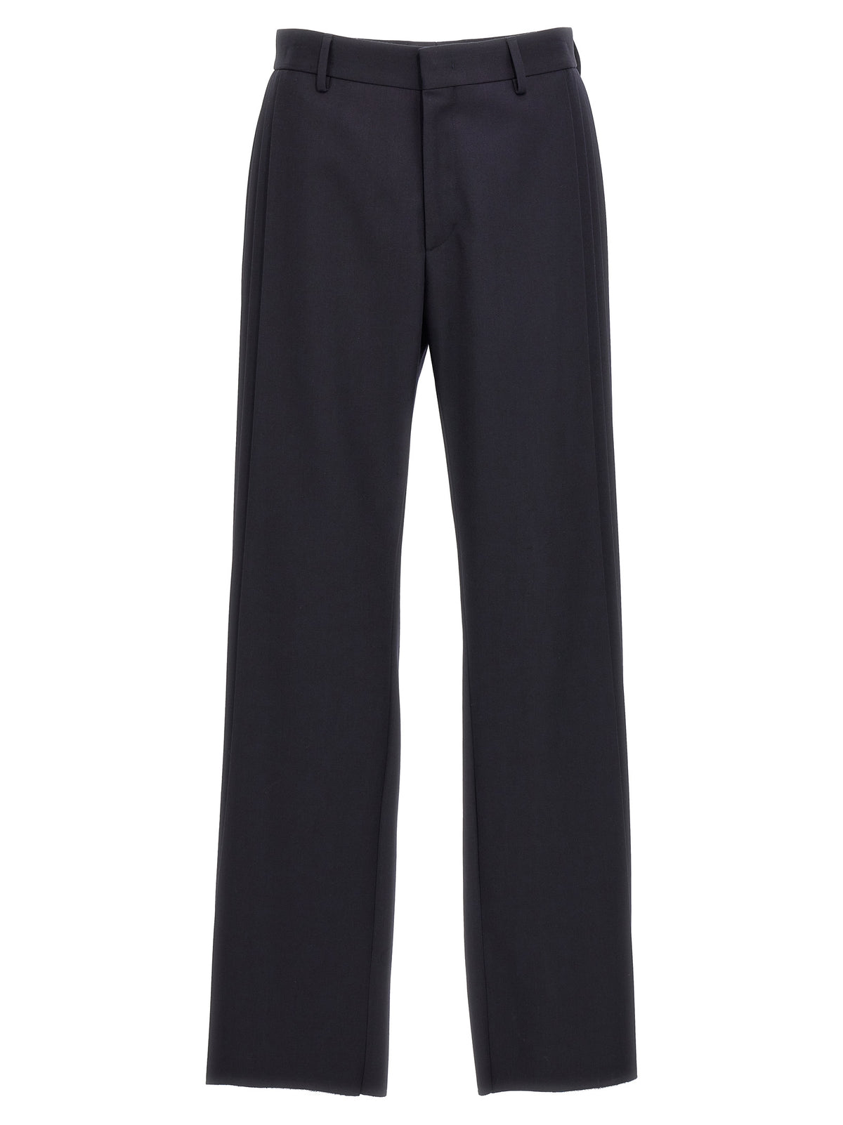Pantalon décontracté Fendi en polyester bleu