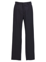 Pantalon décontracté Fendi en polyester bleu