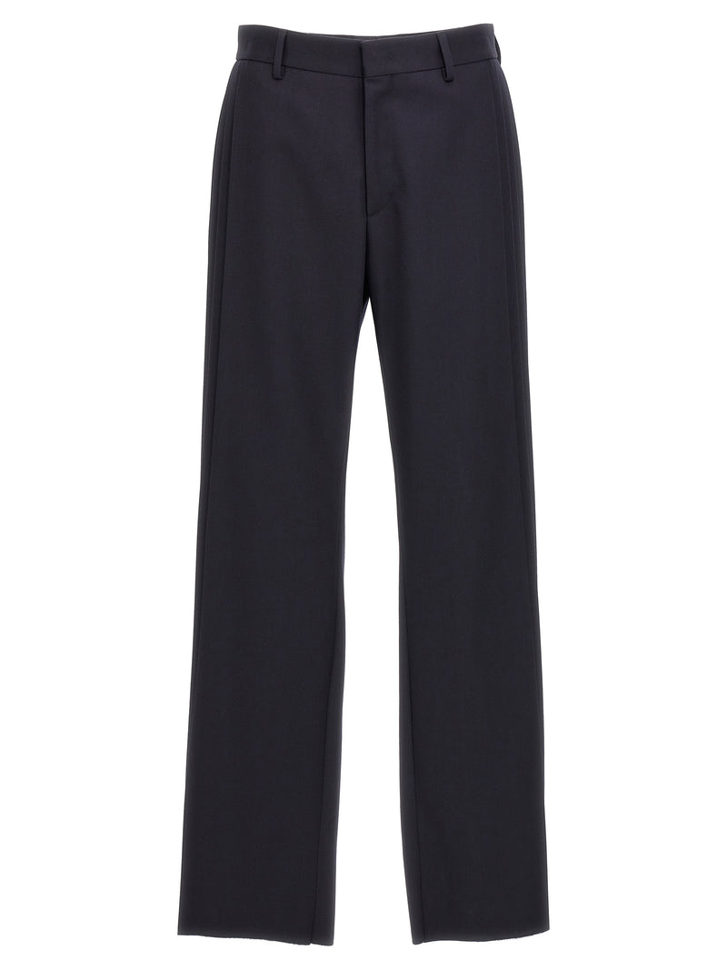 Pantalon décontracté Fendi en polyester bleu