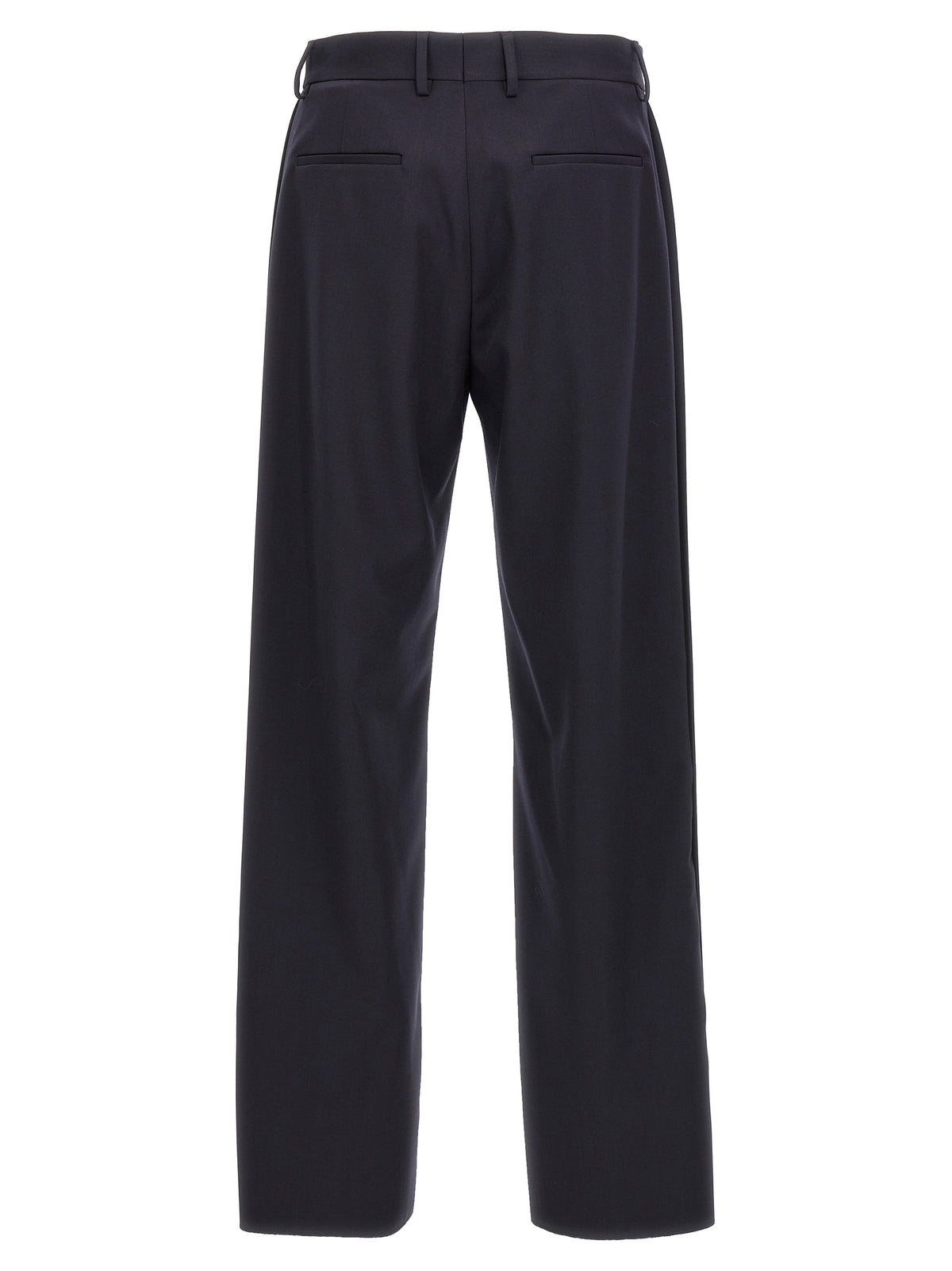 Pantalon décontracté Fendi en polyester bleu