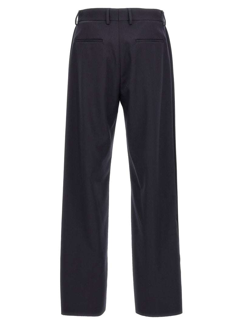 Pantalon décontracté Fendi en polyester bleu