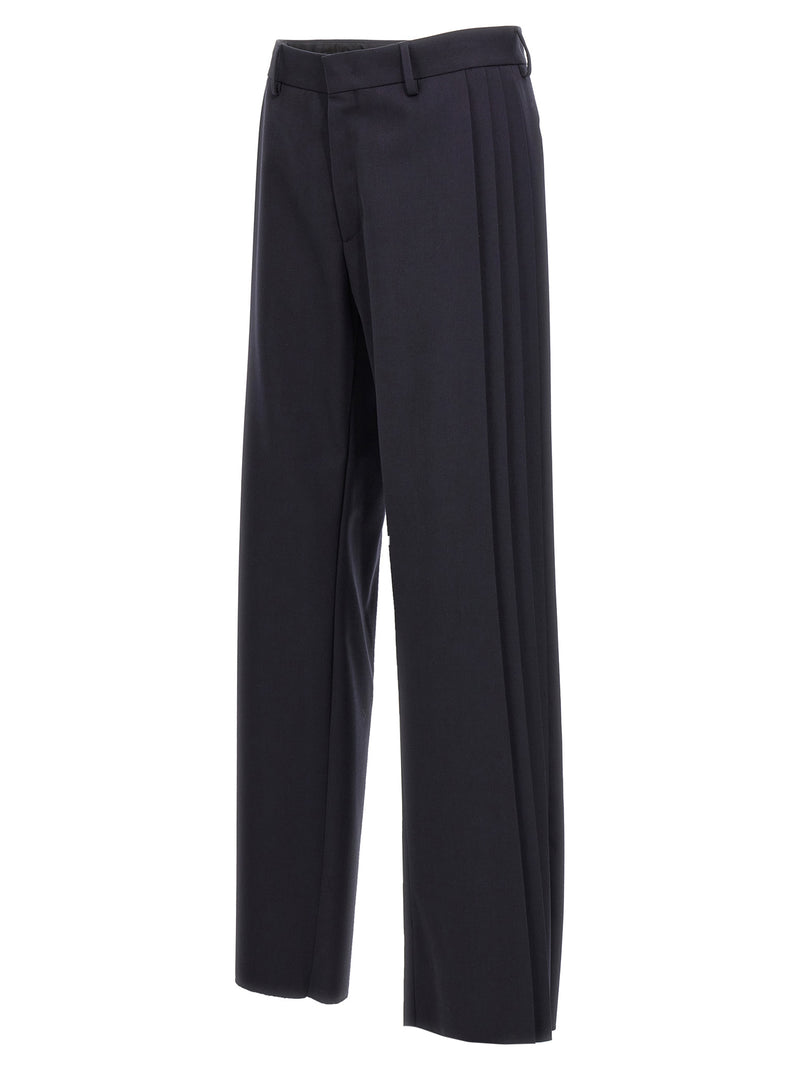 Pantalon décontracté Fendi en polyester bleu