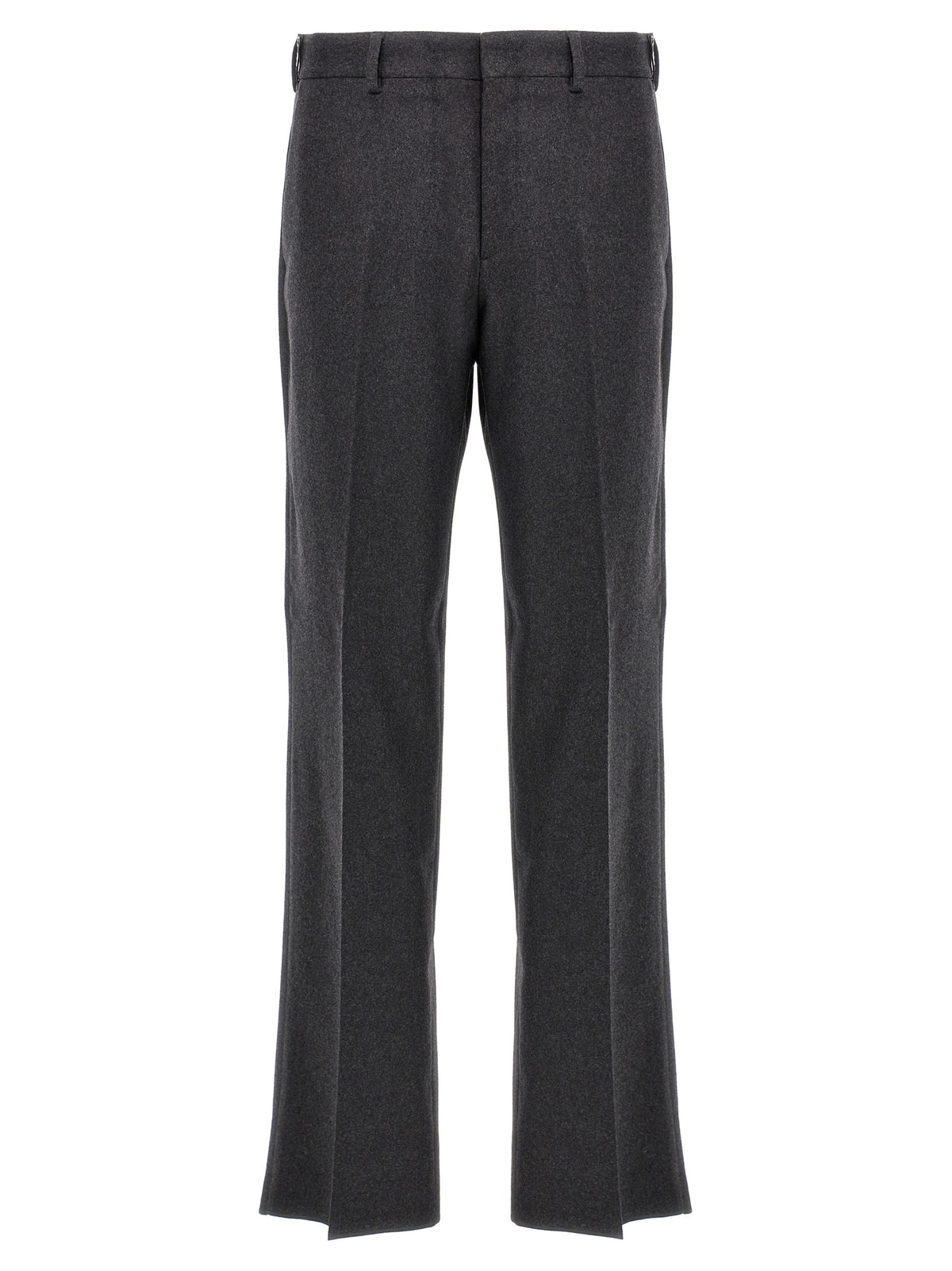Fendi Gray Cashmere Casual Pants