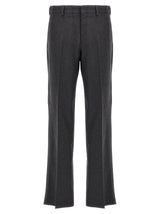 Fendi Gray Cashmere Casual Pants