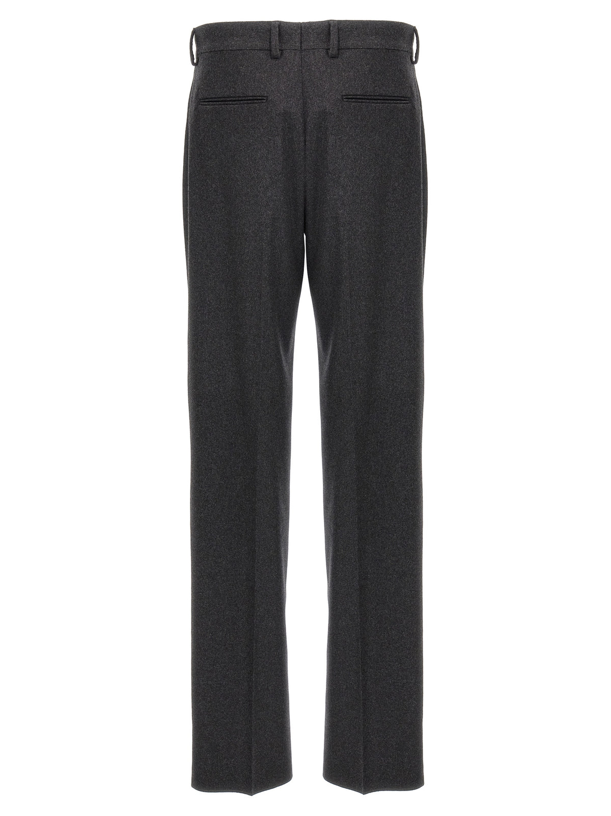 Fendi Gray Cashmere Casual Pants