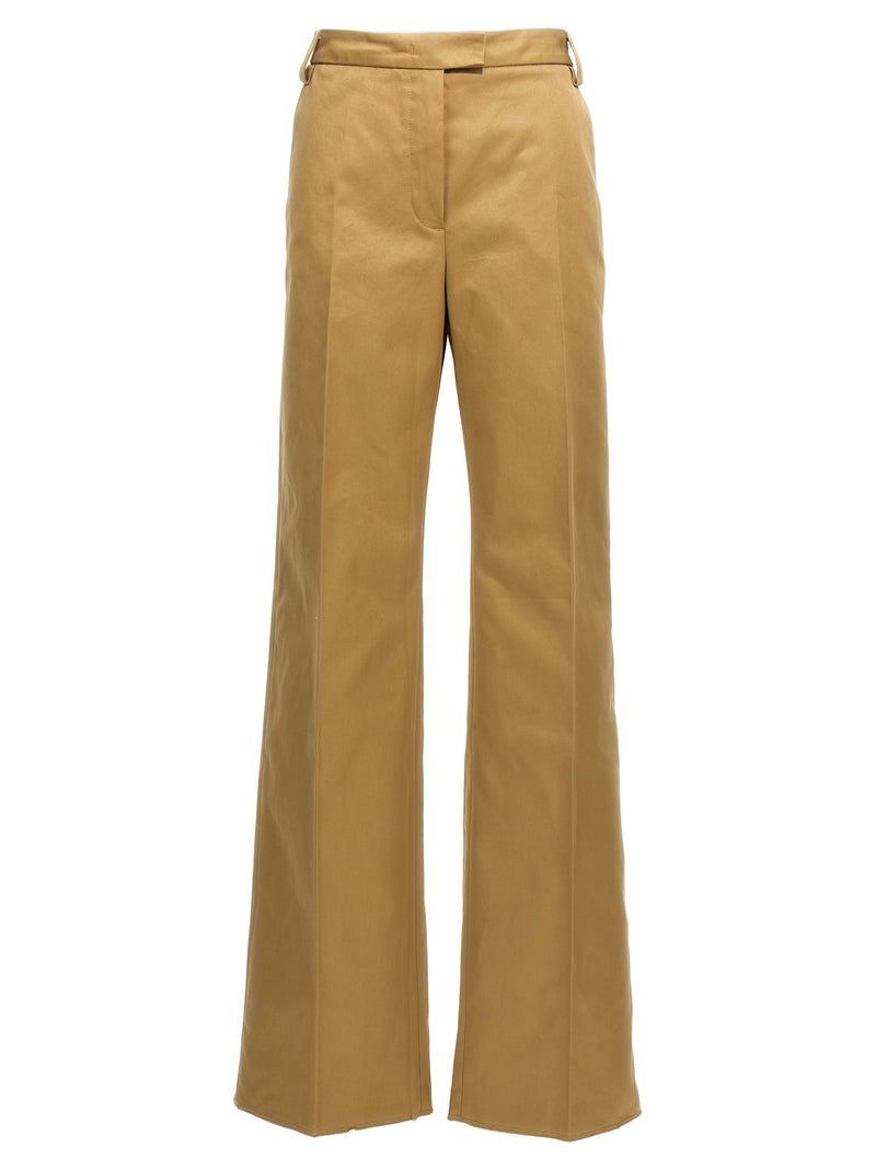 LE Pantalon décontracté en coton beige DERNIER CRI
