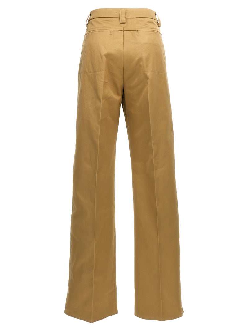 LE Pantalon décontracté en coton beige DERNIER CRI