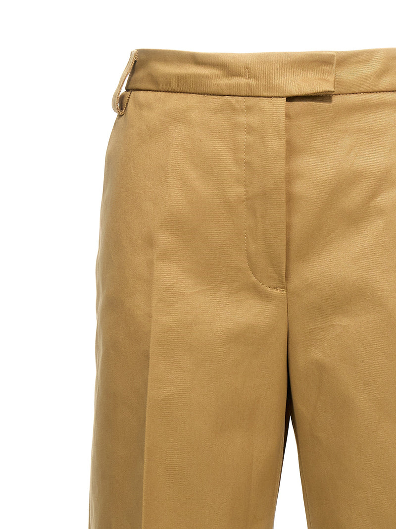 LE Pantalon décontracté en coton beige DERNIER CRI
