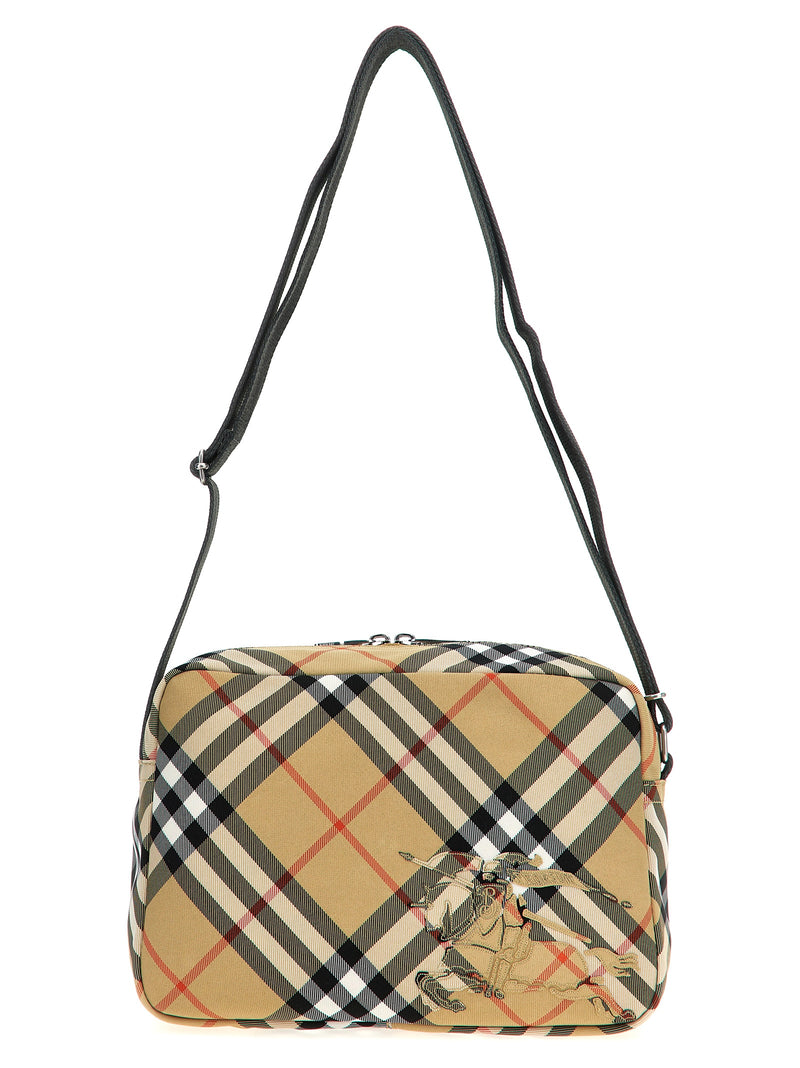 Sac bandoulière Burberry en polyester beige