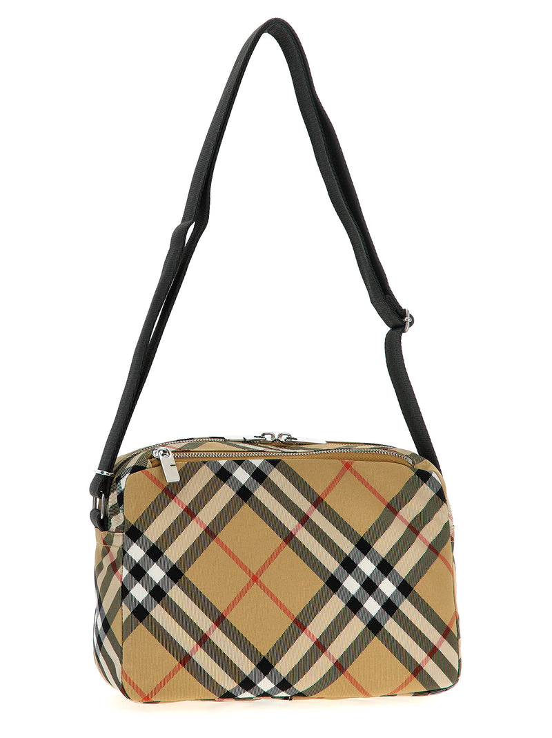 Sac bandoulière Burberry en polyester beige