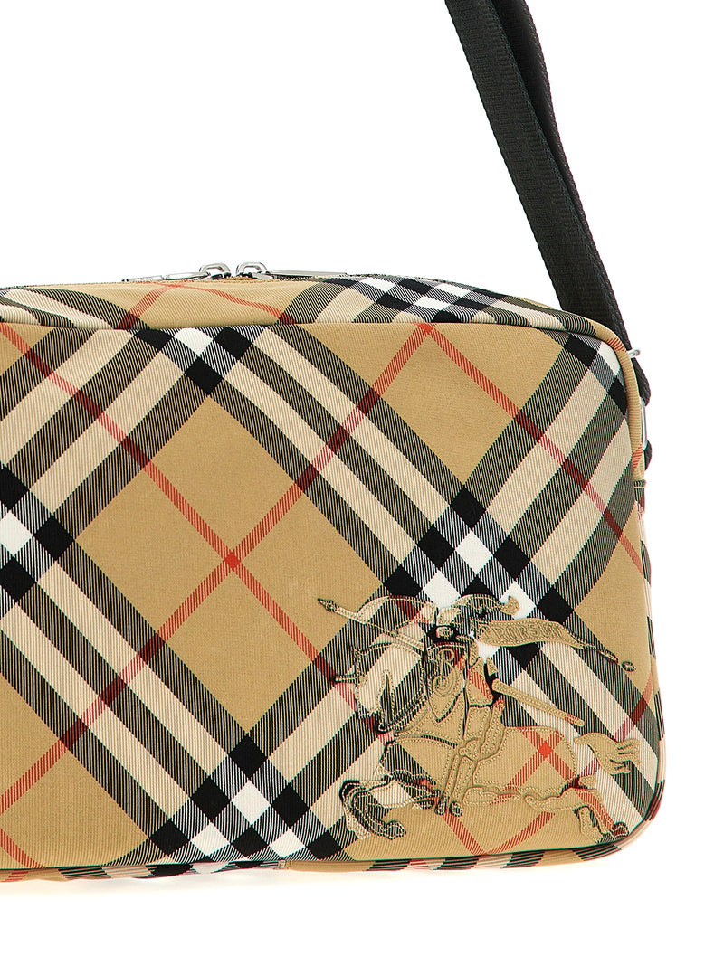 Sac bandoulière Burberry en polyester beige