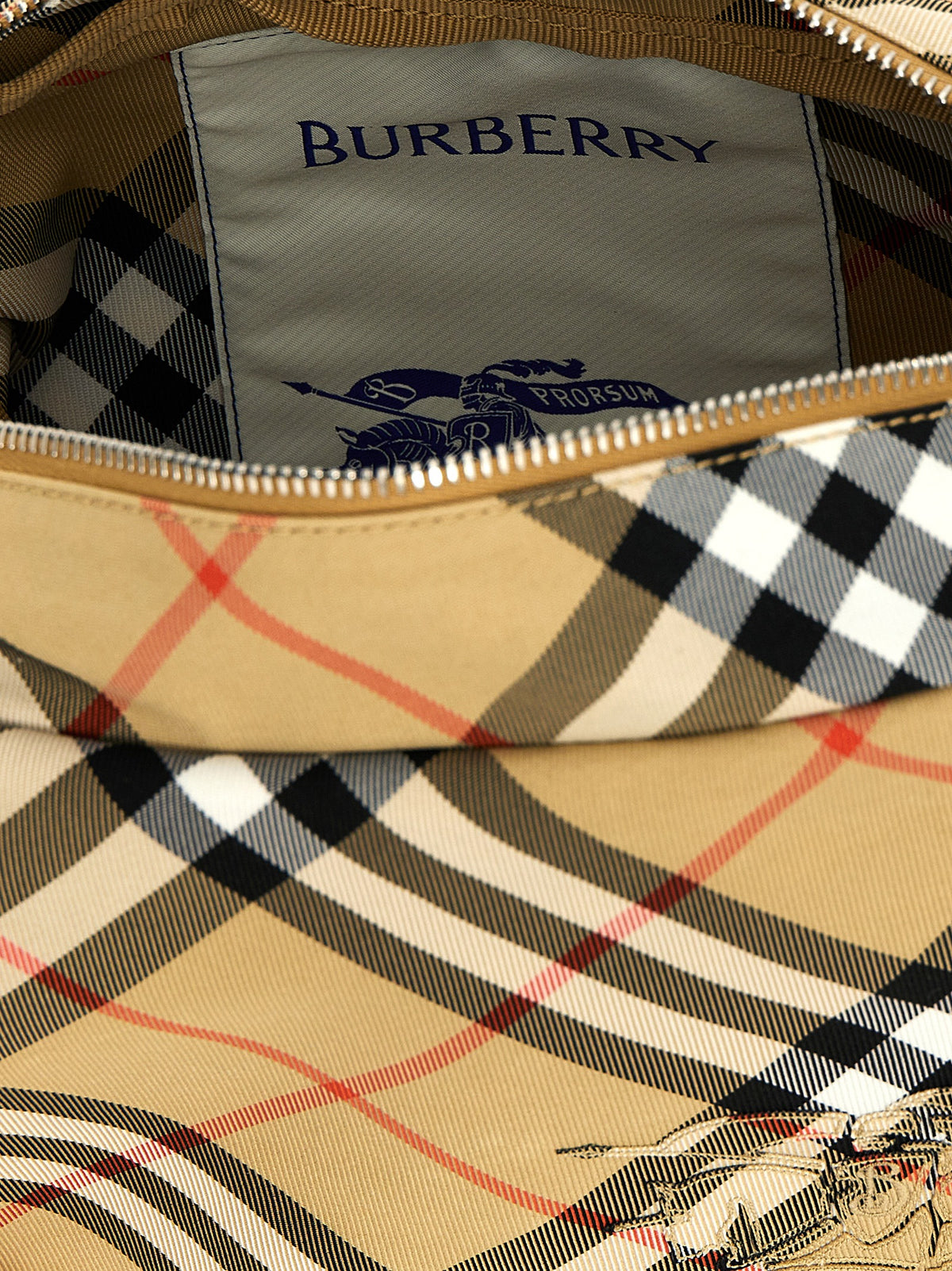 Sac bandoulière Burberry en polyester beige