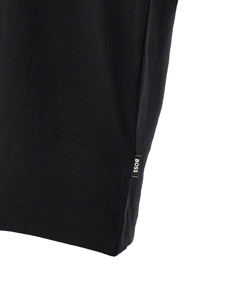 T-shirt en coton noir Hugo Boss