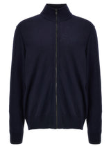 Hugo Boss Balonso-L Blue Wool Cardigan for Men