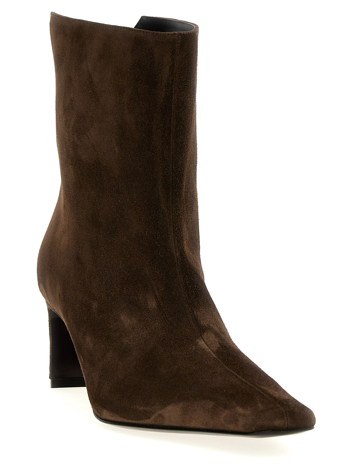 Bottes Khaite marron en cuir de veau