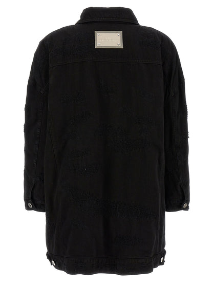 Dolce & Gabbana Black Cotton Denim Jacket