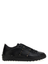 Baskets basses Valentino Garavani en cuir de veau noir