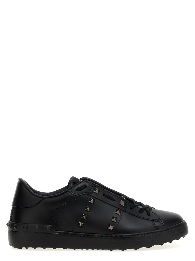Valentino Garavani Black Calfskin Low Top Sneakers